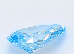 Diamant de laboratoire CVD de 1,40 carat, coupe brillante en forme de poire, bleu vif fantaisie, certifié IGI, VS1, pour la fabrication de bijoux par Luxira Jewels - Product Image 6