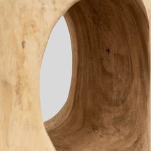 Tabouret creux en bois de Suar massif naturel sculpté à la main, table d'appoint moderne, table d'appoint ronde en bois pour le salon, la maison, la décoration d'hôtel - Product Image 4