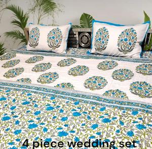Juego de Ropa de Cama Premium de Lujo, Sábanas Dobles, Fundas de Almohada, Edredón, Colcha, Decoración de Dormitorio Nupcial, Colección de Regalos Reales Modernos - Product Image 2