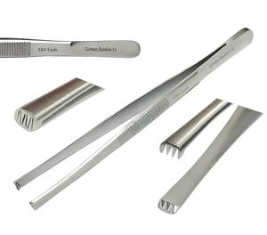 Pinzas de Disección de Alta Calidad, Pinzas para Tejidos con Dientes de Rata 3X4, Herramientas Quirúrgicas Veterinarias de 5.5 Pulgadas - Product Image 4