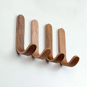 Attractive <b>Wall</b> look Wood <b>Hook</b> hanger For Modern <b>Wall</b> Decorative Storage Solution <b>Hooks</b> For Purse <b>Keys</b> Cap Hanging Holder - Product Image 4