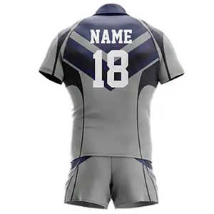 Uniformes de Rugby de Poliéster Hechos a Medida a Precio Económico, Jersey de Fútbol Americano Transpirable de Secado Rápido con Logotipo Personalizado, Calidad Premium - Product Image 2