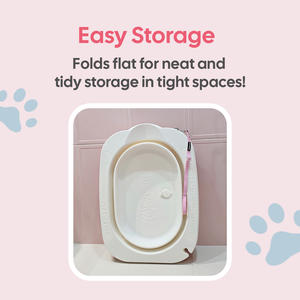 Bañera para Mascotas HEDYS GROOMING para Perros, Material PP Duradero de Primera Calidad, Fácil de Limpiar, Multiusos, para Baño y Relajación - Product Image 4