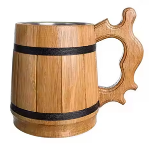 Handcrafted Wooden Mug Natural and Sustainable <b>Drinkware</b> for Coffee and Tea - Product Image 1