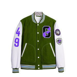 Custom Varsity <b>Jacket</b> <b>Men</b>’s Letterman <b>Jacket</b> Baseball Bomber <b>Jacket</b> College Streetwear <b>Jacket</b> OEM ODM Wholesale Manufacturer - Product Image 5