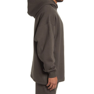 เสื้อฮู้ดดี้โอเวอร์ไซส์แฟชั่นสุดฮิตสำหรับผู้ชาย สวมใส่สบายๆ ในชีวิตประจำวัน ดีไซน์ไหล่ตก พร้อมเนื้อผ้านุ่มอุ่น - Product Image 4