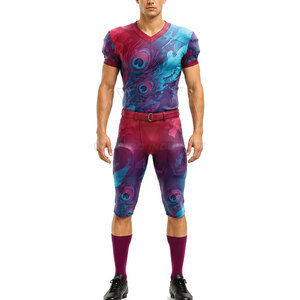 Uniforme de Fútbol Americano Personalizado para Equipo, Jersey Sublimado Ligero y Pantalones de Fútbol Americano, Perfecto para la Liga y el Entrenamiento Diario - Product Image 3