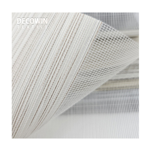 DECOWIN TEXTILE URBANE Sistema de Doble Capa con Filtro de Luz Tipo Zebra |   Persiana Enrollable Integrada |   Ventana Francesa Moderna |   Minimalista - Product Image 4