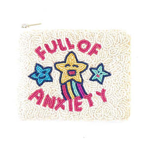 Custom Handmade <b>Crab</b> Beaded Clutch Zipper Coin Pouch Cute Animal Trendy Unisex Ocean Theme Gift Bag Summer Beach Travel - Product Image 5