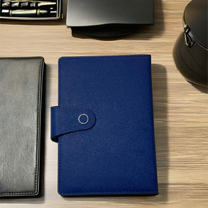 Juego de cuadernos de cuero de tapa dura personalizado de primera calidad, regalo de papelería para eventos corporativos con bolígrafo para promoción - Product Image 3