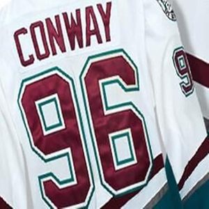 Charlie Conway # Camisetas de Hockey sobre Hielo de la Película 96 Mighty Ducks para Hombre, de Spandex/Poliéster, Ecológicas, Antibacterianas, Transpirables y Largas - Product Image 3
