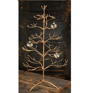 Arbre de Noël en métal doré avec étoile pour table de Noël, décoration de la maison, dessus de table doré, arbre de Noël pour décoration de la maison, vente en gros - Product Image 1