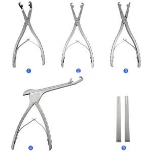 Rib Plate Complete Set Case <b>Surgical</b> <b>Instrument</b> Stainless Steel Bender Forceps Orthopedic Trauma Kit Manual <b>Surgical</b> Grade CE - Product Image 6