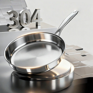 Advanced Stainless Steel Fry <b>Pan</b> Crafted For Precision Cooking <b>And</b> Superior Heat Control <b>Pan</b> - Product Image 2