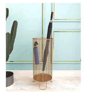 Nouveau support de parapluie domestique en acier inoxydable avec roulettes, taille personnalisée, couleur argent - Product Image 6
