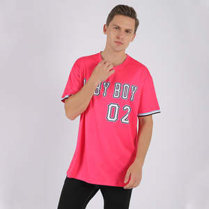 Camiseta de Béisbol Rosa Personalizada, Uniforme Deportivo para Equipo, Sublimación, Camisetas Deportivas para Hombre, Nombre y Número Personalizados, Marca Privada, EE. UU. - Product Image 4