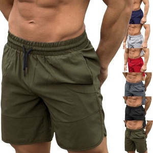 Pantalones Cortos Deportivos Transpirables de Cintura Alta para Hombre, Pantalones Cortos Ligeros de Secado Rápido para Correr y Hacer Ejercicio - Product Image 1