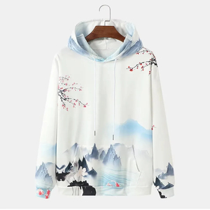 เสื้อฮู้ดดี้ผู้ชายแบบซับลิเมชั่น แฟชั่นยอดนิยม กันยับ ขายดี คุณภาพพรีเมียม ราคาถูก เสื้อฮู้ดดี้ผู้ชายแบบซับลิเมชั่น - Product Image 1