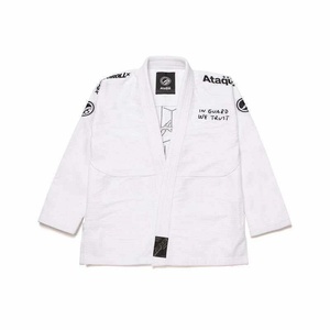 Kimono de BJJ Blanco Yu Nagaba - Transpirable y Ligero, 450 GSM, Corte Uniforme, Lote 111 (con Bolsa) - Product Image 1