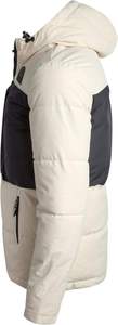 Men's Hooded Color Blocking Puffer Jacket Windproof Polyester Winter <b>Coat</b> Casual Outerwear with <b>Zipper</b> Closure - Product Image 4