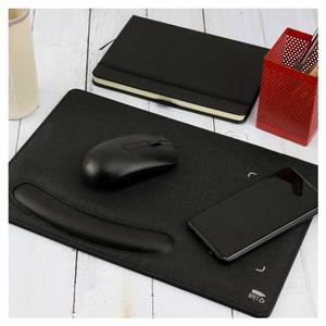 15W Fast Wireless Charging <b>Mousepad</b> with Type C Dual Purpose Forearm Support - Product Image 1