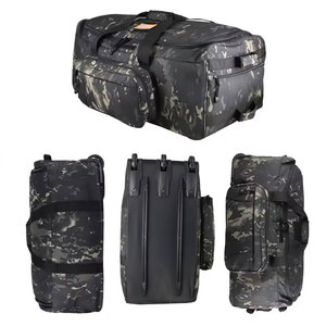 Econex Sports Vintage Unisex Camouflage Hunting Duffel <b>Bag</b> Wheels Reinforced Handles Waterproof 21L Detachable Arcuate Shoulder - Product Image 5