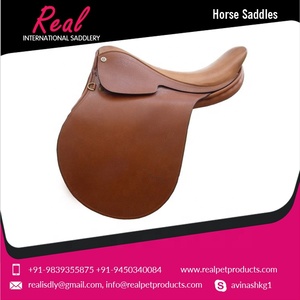 Silla de Montar Inglesa para Doma Clásica Real International RES-22, de Cuero, Cómoda, Tamaños y Colores Personalizados - Product Image 2