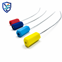 Sceau de câble en fil métallique hexagonal anti-effraction YSD-01 de 1,8 mm, recouvert de plastique, pour conteneurs de transport de marchandises