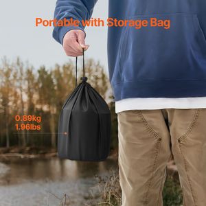 Braciere da Tavolo Portatile in Acciaio Inox da 6 Pollici, Caminetto per Interni ed Esterni, Bruciatore a Alcool per Preparare S'mores, Fornello a Legna - Product Image 6