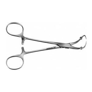Pinces chirurgicales manuelles courbées de qualité supérieure, à mâchoires à billes en acier de 135 mm, pour instruments médicaux, type Roeder Towel Clamps, certifiées CE - Product Image 6