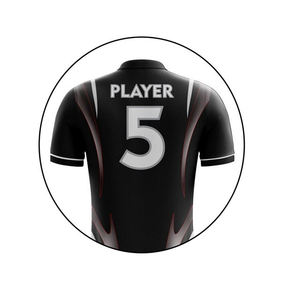 Uniforme de Voleibol de Color Negro Hecho con Material 100% Poliéster, Uniforme de Voleibol Cómodo para Equipos Juveniles en Venta, Servicio OEM - Product Image 3