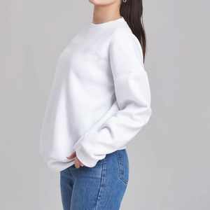 Sudadera Oversize para Mujer, Algodón Premium, Manga Larga, Cuello Redondo, Estilo Casual, Urbana, Cálida, Suave y Cómoda para Uso Diario - Product Image 3