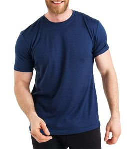Camiseta Casual Personalizada para Hombre, 100% Algodón, Color Sólido, Tejido de Punto, Secado Rápido, Transpirable - Product Image 3