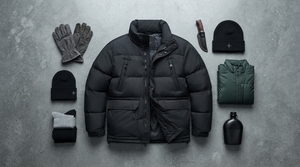 Chaqueta Acolchada con Capucha Negra para Hombre, Abrigo de Invierno Cálido, Chaqueta Casual de Moda para Exteriores, Venta al Por Mayor ONE APEX - Product Image 6