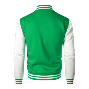 Blouson Bomber Homme OEM Haute Qualité Col Montant Personnalisé Logo Avant Respirant Coupe-Vent Grandes Tailles Hiver - Product Image 5