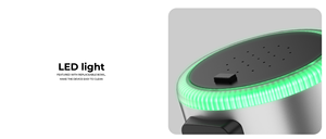 喫煙アクセサリー タバコ風味 高級ミニステンレス鋼製ポータブル ウーカー 電子シーシャ Eシーシャヘッド 炭不要 - Product Image 5