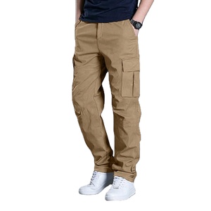 กางเกงคาร์โก้ผู้ชายกางเกง2025ฤดูร้อนใหม่น้ำหนักเบาระบายอากาศได้หลายกระเป๋าลำลองกางเกงขายาวของผู้ชายจาก BD - Product Image 1