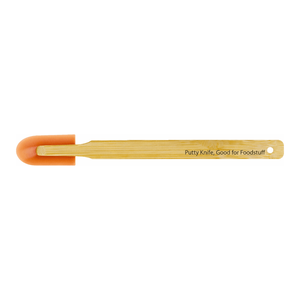 มีดปาดซิลิโคนด้ามไม้ไผ่สำหรับใช้กับอาหารและในห้องปฏิบัติการ - Product Image 3