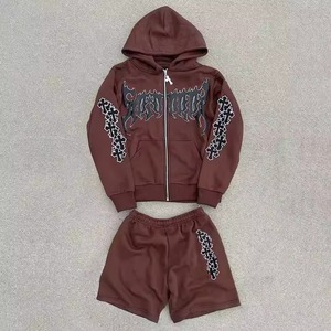 Custom Logo Sportswear Tracksuit Manufacturer Wholesale OEM Private Label Training Jogger Set Athletic Clothing Supplier - Product Image 2