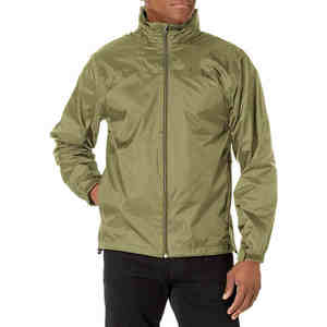 Veste coupe-vent en toile imperméable légère et respirante de haute qualité OEM avec logo frontal pour homme, idéale pour les activités de plein air - Product Image 1