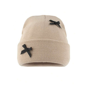 2026 Wholesale Latest Design Knitted Rhinestones <b>Beanies</b> Custom Logo/Color Top Quality Streetwear Fashion Stones <b>Beanies</b> - Product Image 3