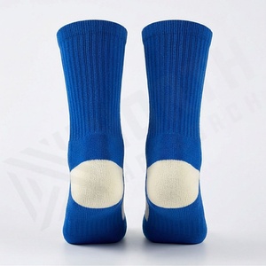 Blue Crew <b>Socks</b> Breathable Solid Color Basketball Athletic <b>Socks</b> for Adults - Product Image 2