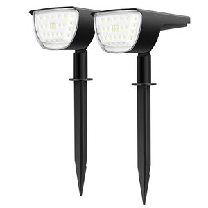 Solarek Luci Solari da Giardino 32 LED, Impermeabili IP65, Accensione/Spegnimento Automatico, Luci di Sicurezza a Parete, 3 Modalità, Faretti Solari per Esterni - Product Image 1