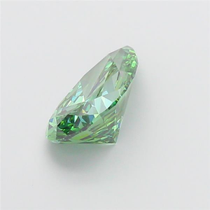 Diamant de laboratoire de forme poire de 3,04 carats, vert vif fantaisie, clarté VVS 2 - Product Image 6