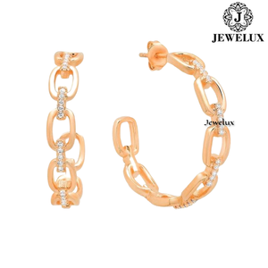 Best Quality VVS Diamond <b>Stud</b> Earrings 925 Sterling <b>Silver</b> Rhodium Plated IGI Certified for Women's Parties Gifts India Jewelux - Product Image 3
