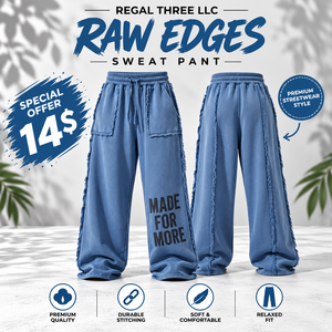 Pantalones anchos de mujer con dobladillo desgastado, cintura alta, ajuste holgado, largo completo, con cordón en la cintura, estampado, estilo urbano para mujer - Product Image 1