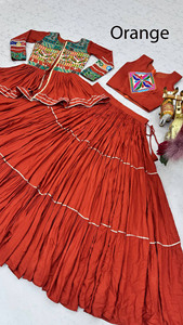 ชุดเดรสสไตล์ Koti choli สำหรับผู้หญิงในโอกาส Navratri ชุดเดรสสไตล์ Koti - Product Image 2