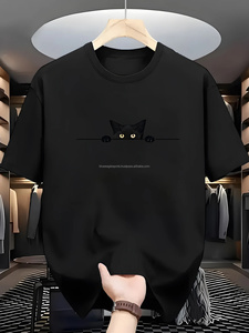 Camiseta Personalizada para Hombre, Corte Regular, Cuello Redondo, Color Sólido, 100% Algodón, Tejido de Punto de Alta Calidad, Ecológica, Transpirable, Manga Corta, 180g - Product Image 3