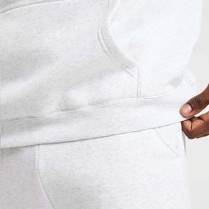 Sudadera con Capucha Blanca Extra Grande para Mujer, con Bolsillo Frontal con Logotipo, Tejida en Mezcla de Algodón, Informal, para Invierno, de Secado Rápido - Product Image 2