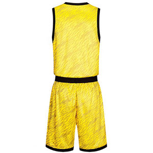 Pakistan Made Custom 100%polyester Basketball Uniform for Men Low High Quality Training breathable Basket Ball Jersey set - Product Image 3